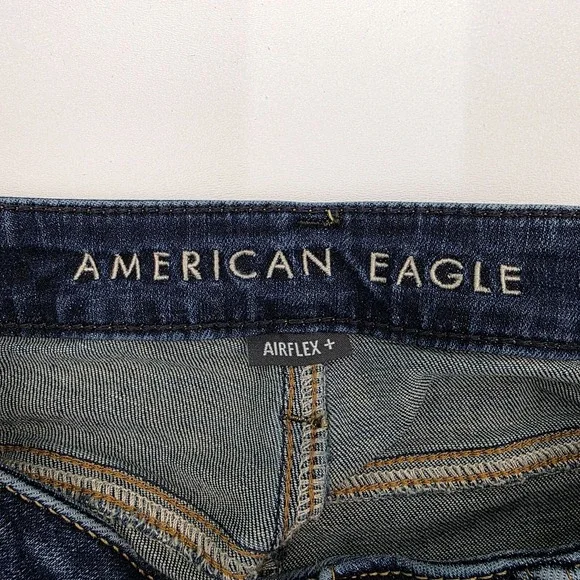 Mens Dark Wash Bootcut Jeans 26x28 Stretch Denim Casual Everyday Wear - Picture 8 of 16